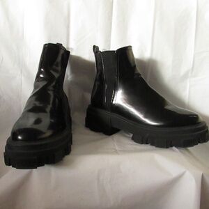 ASOS Black Platform Chelsea Boots